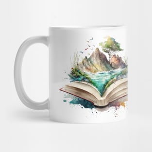 Island Life in a Bookish World Mug